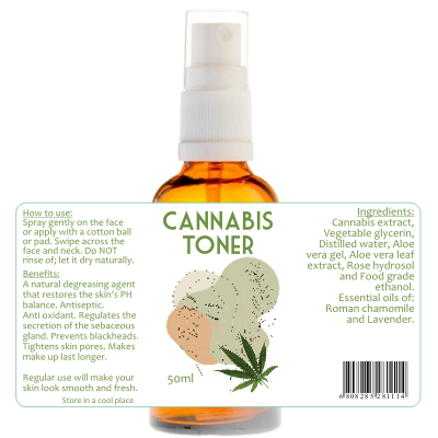 Cannabis Face Toner
