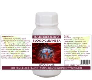 Blood Cleanser Capsules – Herbal Blood Cleanse & Detox