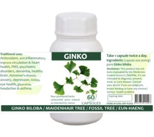 Ginkgo Biloba Capsules