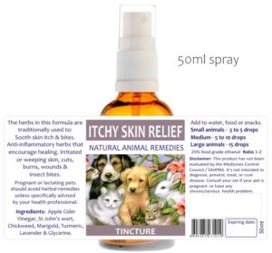 Itchy Skin Relief Tincture – Pet Skin Care