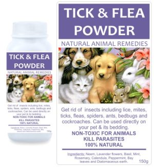 Natural Tick & Flea Powder