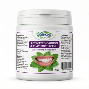 Activated Carbon & Clay Toothpaste 70g