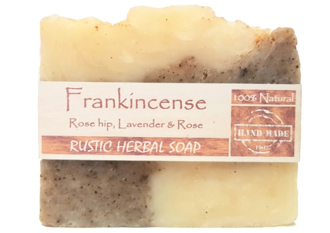 Frankincense Rustic Herbal Soap