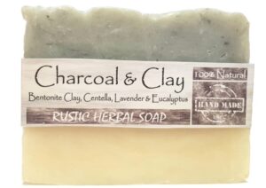 Charcoal & Clay Rustic Herbal Soap