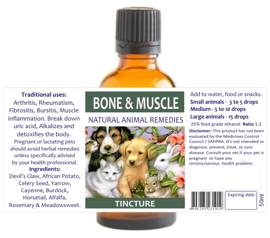 Pet Bone Muscle Tincture