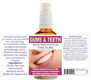 Gums & Teeth Multi Herb Formula Tincture