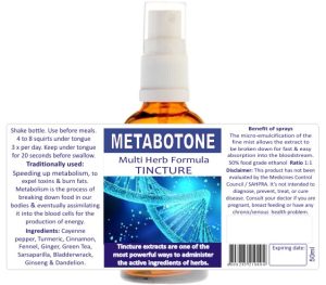 MetaboTone Multi Herb Formula Tincture