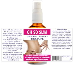 Oh So Slim Multi Herb Formula Tincture