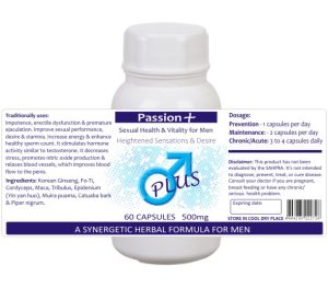 Passion Plus  for Men Capsules