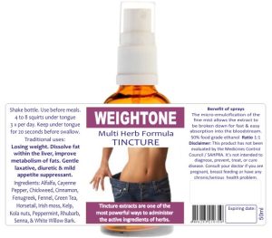WeighTone Multi Herb Formula Tincture