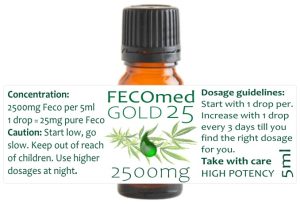 FECOmed Gold 25 – The Full Extract Cannabis Oil